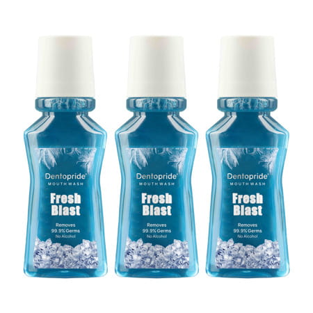 Dentopride Mouth Wash | For Total Oral Hygiene|Long Lasting Freshness (150 Ml- Pack Of 3)