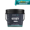 Nutrabay Pure 100% Whey Protein Concentrate Powder - Unflavored | 23.4G Protein | 5.3G Bcaa | 4 Kg