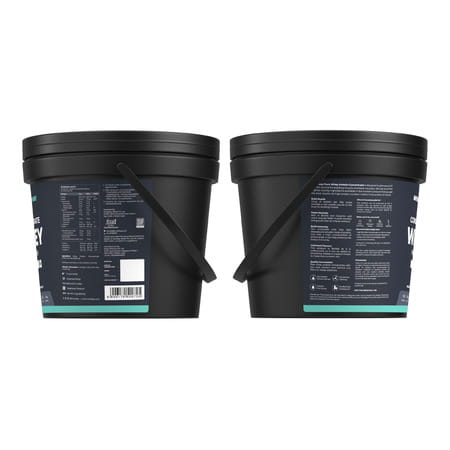 Nutrabay Pure 100% Whey Protein Concentrate Powder - Unflavored | 23.4g Protein | 5.3g Bcaa | 4 Kg