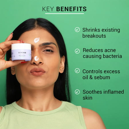 Sereko Oil Clear Face Moisturizer With Nmf For Oily & Acne-Prone Skin | Minimizes Pores 50 Ml