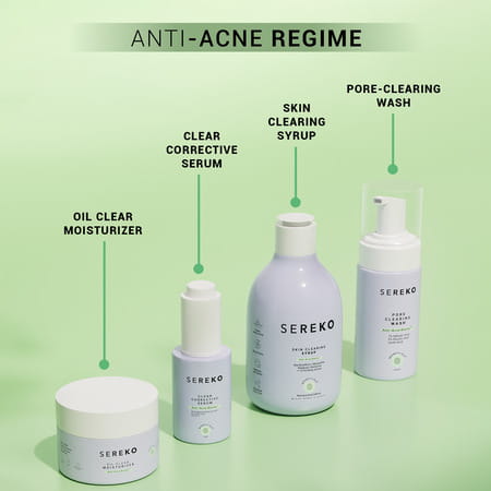 Sereko Oil Clear Face Moisturizer With Nmf For Oily & Acne-Prone Skin | Minimizes Pores 50 Ml