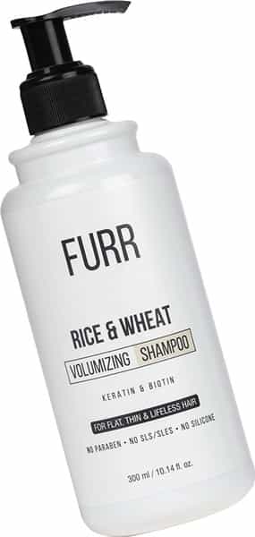 Furr Rice And Wheat Volumizing Shampoo - 300Ml Volumizes Hair For Fla