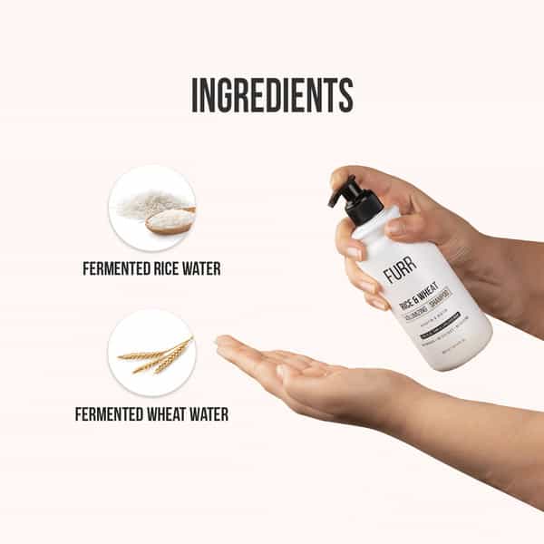 Furr Rice And Wheat Volumizing Shampoo - 300Ml Volumizes Hair For Fla