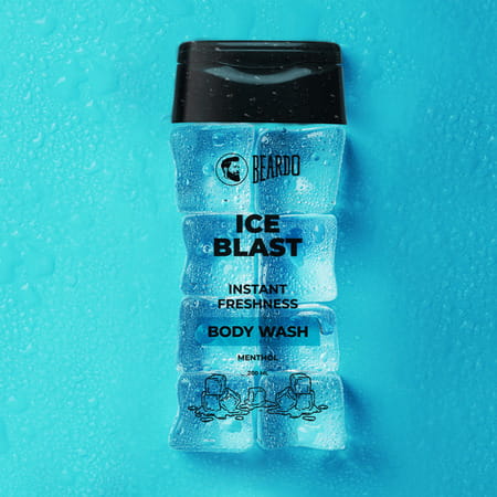Beardo Ice Blast Body Wash For Men 200ml | For Instant Freshness | Deep Cleansing