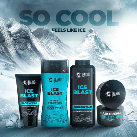 Beardo Ice Blast Body Wash For Men 200ml | For Instant Freshness | Deep Cleansing
