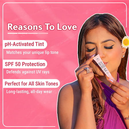 Tnw The Natural Wash Ph Lip Balm With Spf 50 | Hydrated | Plump Lips & Sun Protection 10 Gm