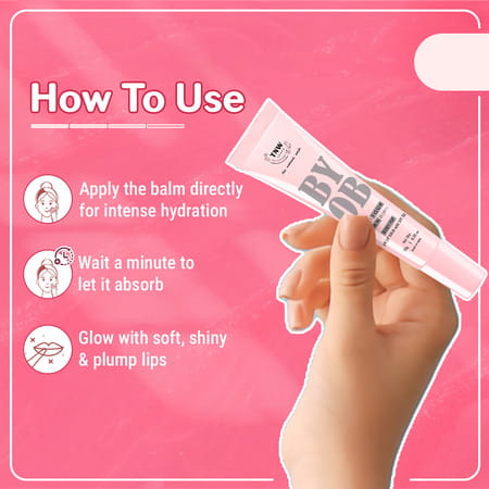 Tnw The Natural Wash Ph Lip Balm With Spf 50 | Hydrated | Plump Lips & Sun Protection 10 Gm