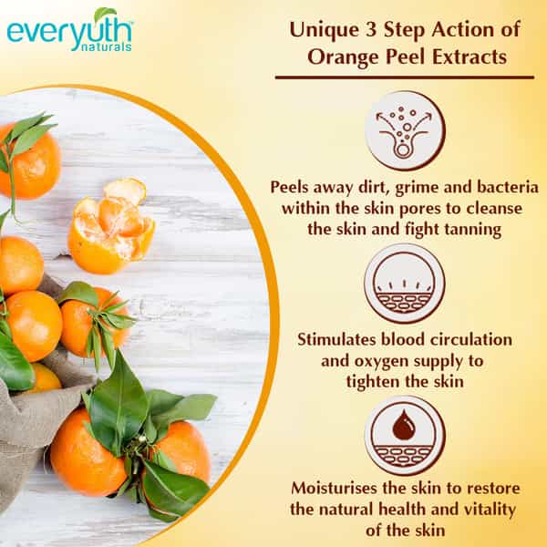 Everyuth Naturals Orange Peel-Off Mask With Nano Multi Vit-A 100Gm