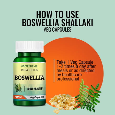 Morpheme Remedies Boswellia Shallaki 500 Mg - 60 Veg Capsules