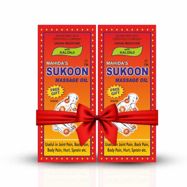 Mahida's Sukoon Massage Oil (Instant Relief) 500 Ml (Pack Of 2)