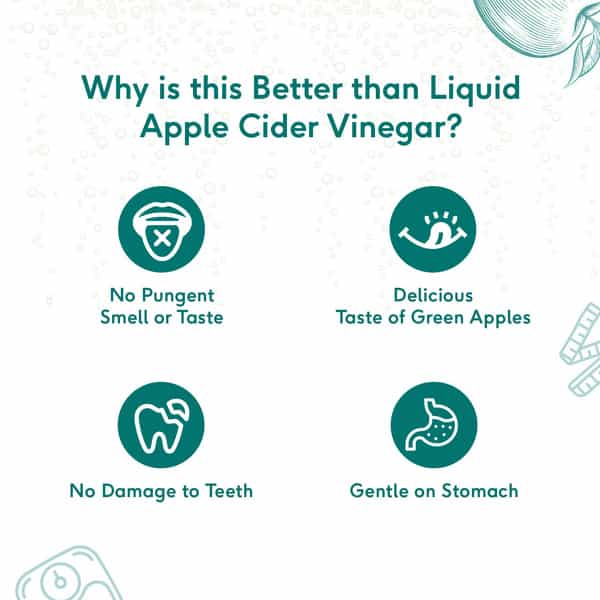 Hk Vitals Apple Cider Vinegar 750 Mg (Multi Flavour Pack | 15 Effervescent Tablets Each)