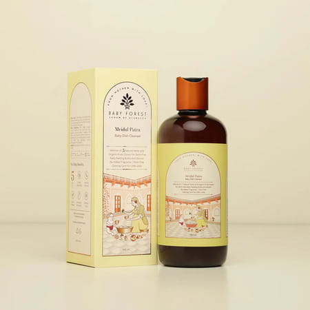 Baby Forest Mridul Patra Ayurvedic Baby Dish Cleanser | For Baby Feeding Bottle & Utensils | 300 Ml