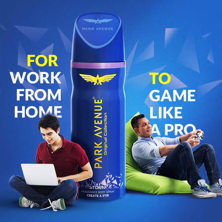 Park Avenue Storm Perfume For Men Fresh Long Lasting Fragrance Super Saver Pack 220 Ml