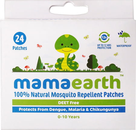 Mamaearth Baby Natural Mosquito Repellent 24 Patches