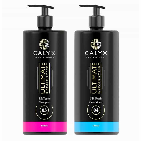 Calyx Professional Ultimate Repair System Silk Touch Shampoo & Conditioner - 1000Ml