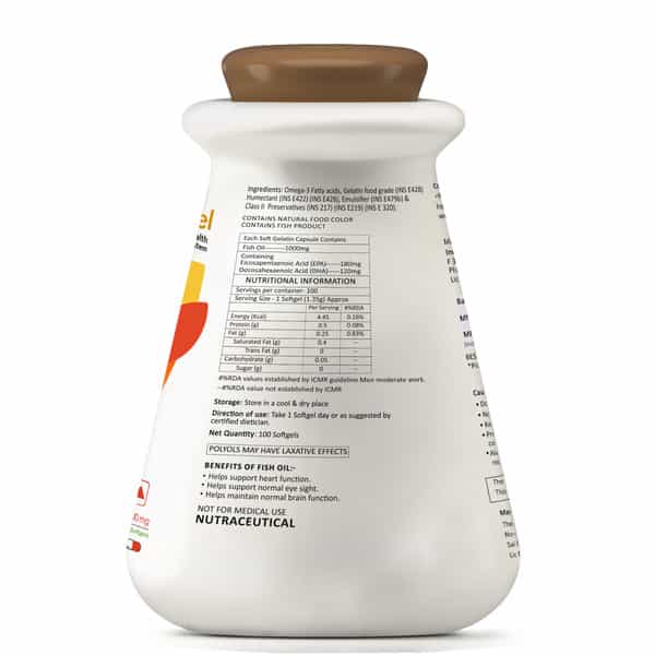 Myfitfuel Salmon Fish Oil | 1000Mg (180 Epa 120 Dha) | 100 Softgels