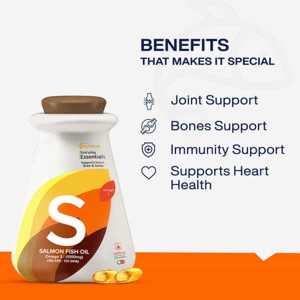 Myfitfuel Salmon Fish Oil | 1000Mg (180 Epa 120 Dha) | 100 Softgels