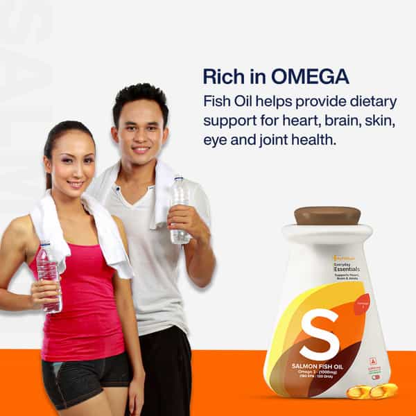 Myfitfuel Salmon Fish Oil | 1000Mg (180 Epa 120 Dha) | 100 Softgels