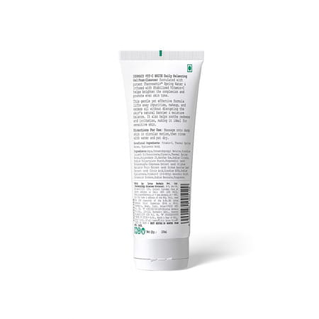 Dermacy Vit - C Brite Daily Balancing Gel Foam Cleanser | All Skin Types | 100ml