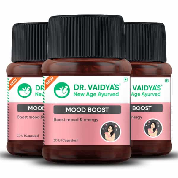 Dr. Vaidya's Mood Boost-30 Capsules - Pack Of 3