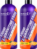 Musclexp Liquid L-Carnitine 1500 Metabolic Energizer No Added Sugar Orange Flavor - 450Ml X 2