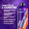 Musclexp Liquid L-Carnitine 1500 Metabolic Energizer No Added Sugar Orange Flavor - 450Ml X 2