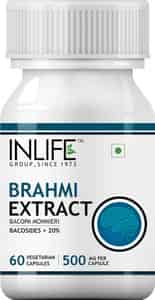 Inlife Brahmi/bacopa Monnieri Extract Tablet Supplement 500 Mg 60 Vegetarian Capsules