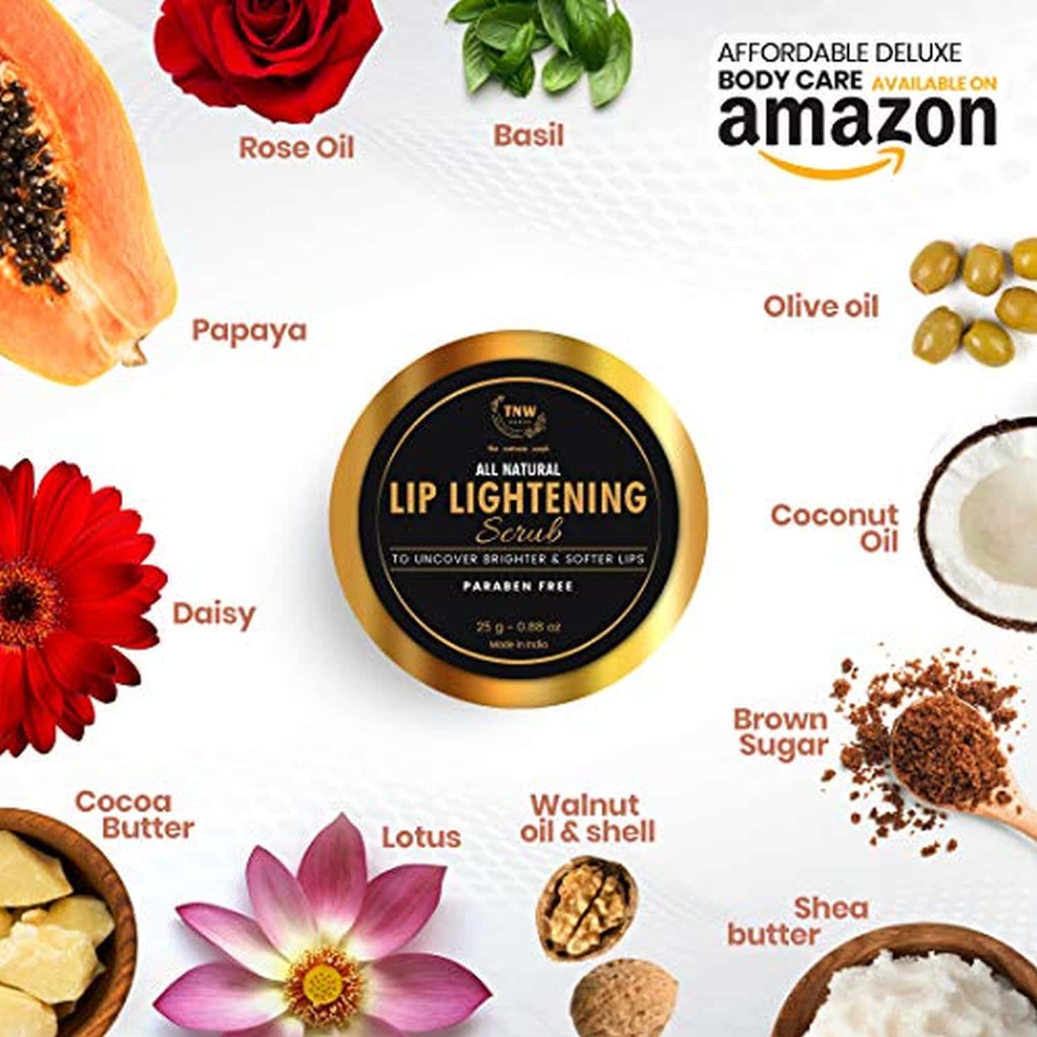 Buy TNWTHE NATURAL WASH LIP LIGHTENING SCRUB FOR TANNED AND ARKENED