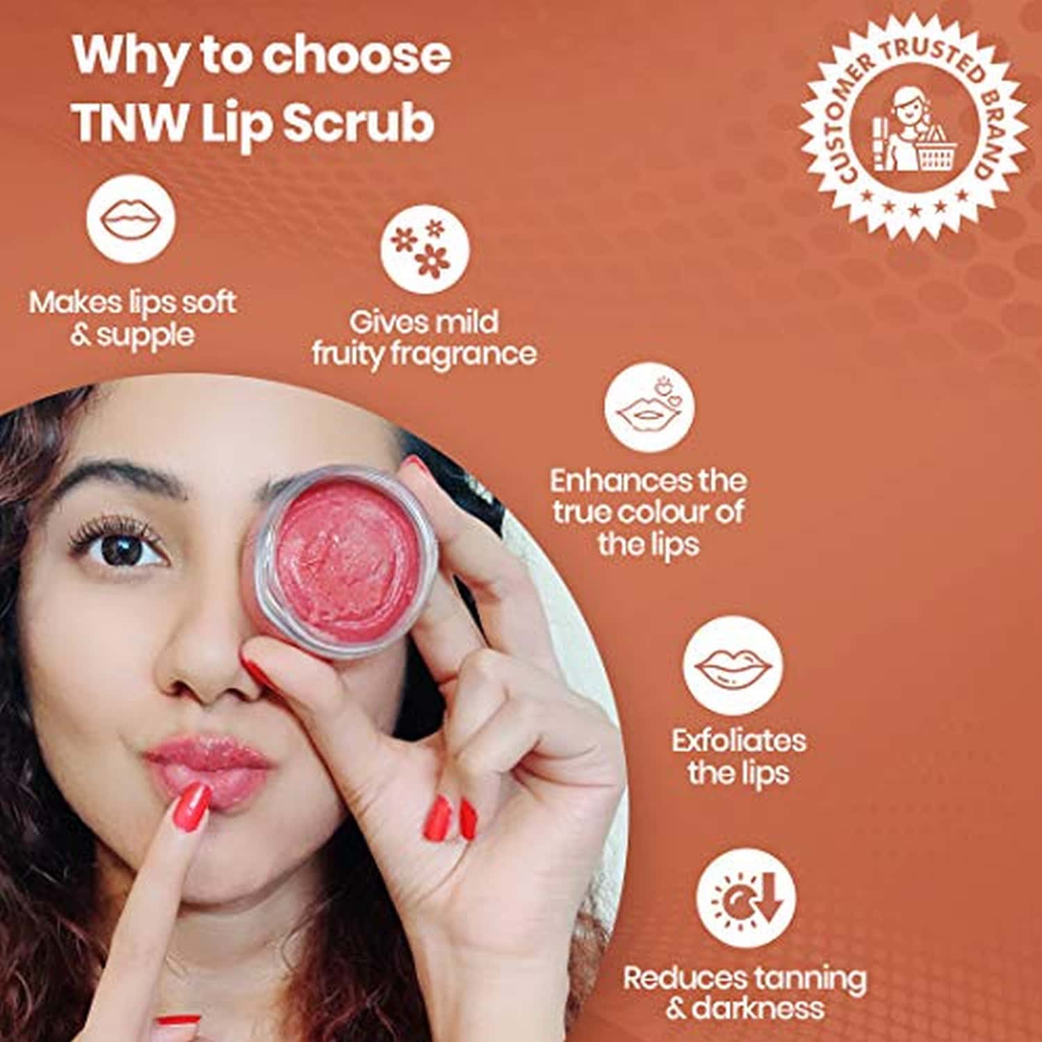 Buy TNWTHE NATURAL WASH LIP LIGHTENING SCRUB FOR TANNED AND ARKENED