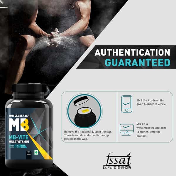 Muscleblaze Mb - Vite Daily Multivitamin With 51 Ingredients | 90 Multivitamin Tablets