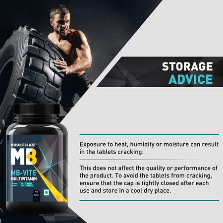 Muscleblaze Mb - Vite Daily Multivitamin With 51 Ingredients | 90 Multivitamin Tablets