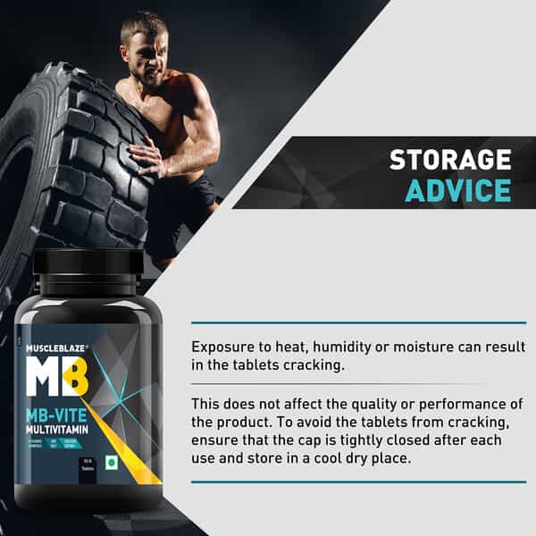 Muscleblaze Mb - Vite Daily Multivitamin With 51 Ingredients | 90 Multivitamin Tablets