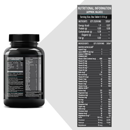 Muscleblaze Mb - Vite Daily Multivitamin With 51 Ingredients | 90 Multivitamin Tablets