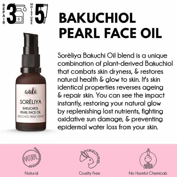 Auli Soreliya Hydrating Moisturising Rejuvenating Pigmentation Removing Facial Oil - 30Ml