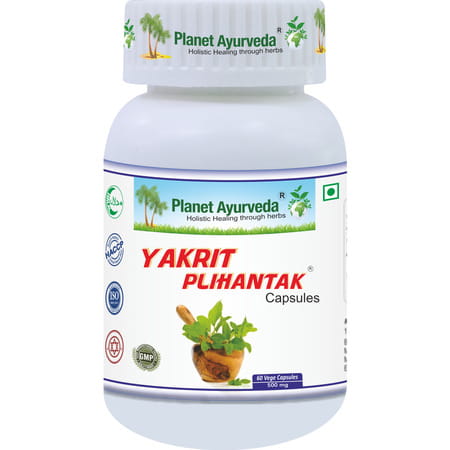 Planet Ayurveda Yakrit Plihantak - 60 Capsules