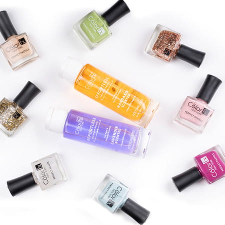 Color Fx Effortless Nail Enamel Remover Acetone Free Argan Oil Infused Lavender Scent | 50 Ml