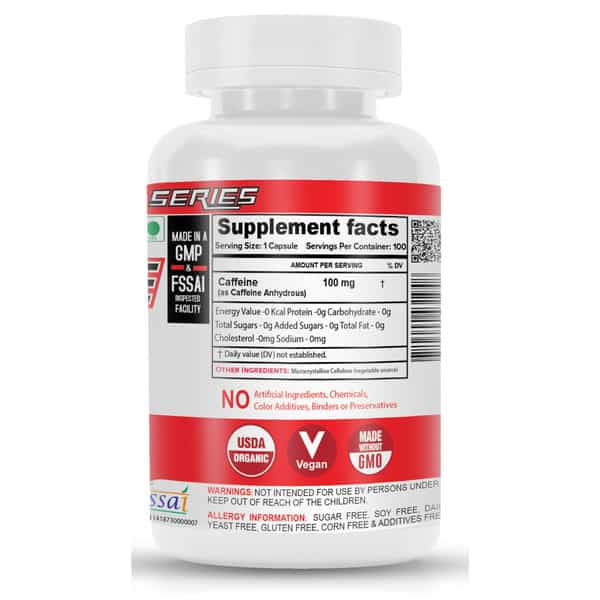 Nutrija Caffeine (100Mg 100 Capsules)