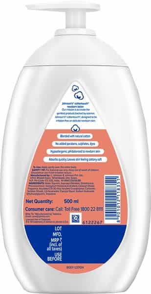 Johnson's Baby Cottontouch Newborn Lotion - 500Ml