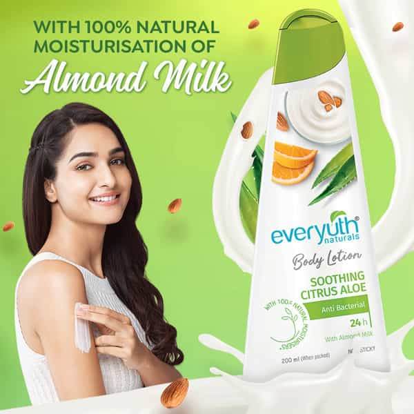 Everyuth Naturals Body Lotion Soothing Citrus Aloe 200Ml