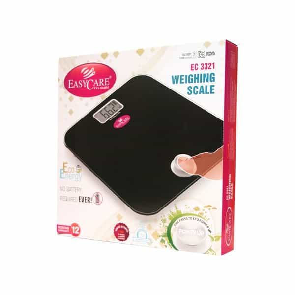 Easycare (Kinetic System-No Battery) Luxurious Edition Weighing Scale Capacity 8Kg - 180Kgs