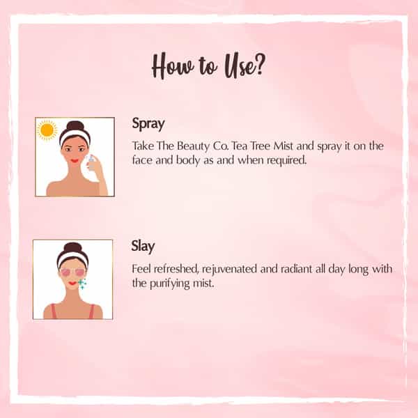 The Beauty Co. Tea Tree Mist For Pure Skin 100 Ml