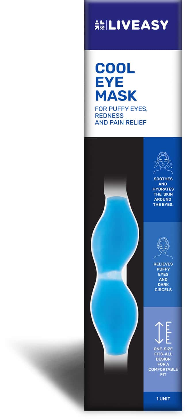 Liveasy Ortho Care Cool Eye Mask - Provides Relief To Stressed & Dry Eyes - Reduces Dark Circles