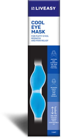 Liveasy Ortho Care Cool Eye Mask - Provides Relief To Stressed & Dry Eyes - Reduces Dark Circles
