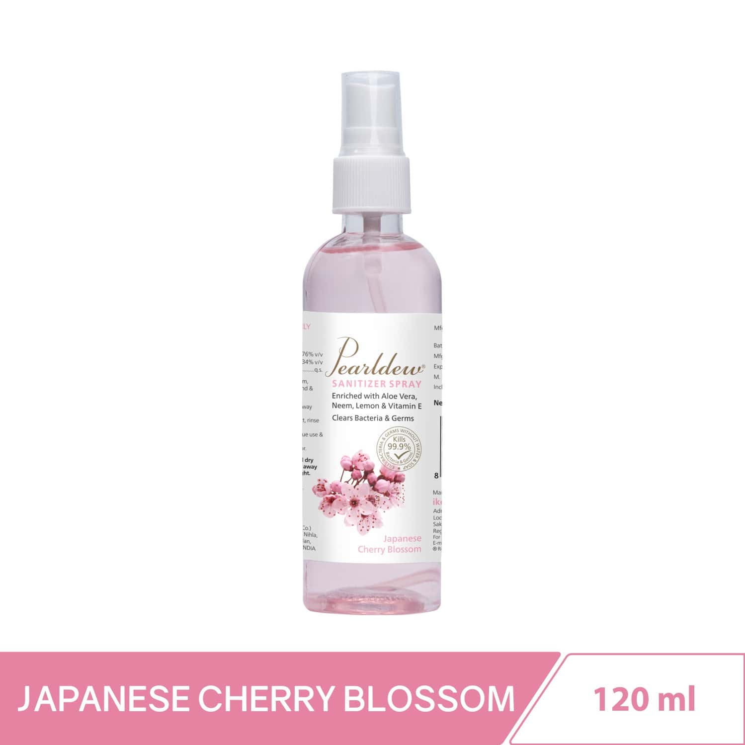 Buy MAXISOFT HAND SANITIZER SPRAY (JAPANESE CHERRY BLOSSOM) (120 ML