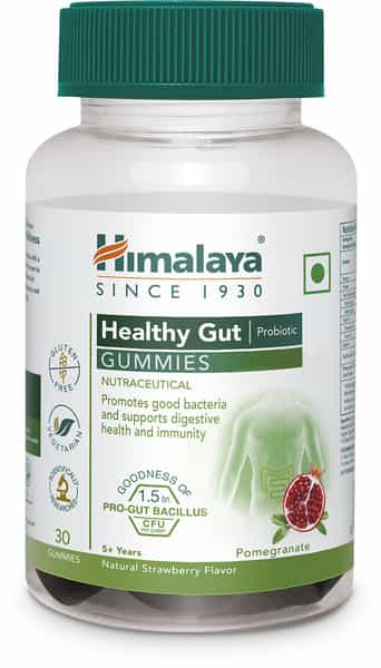 Himalaya Healthy Gut Probiotic | Strawberry | Gummies | 30 No's