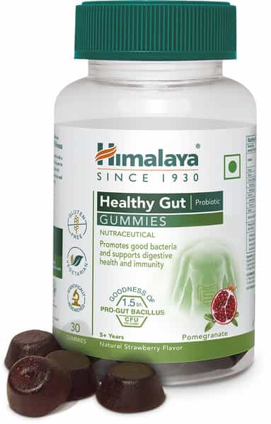 Himalaya Healthy Gut Probiotic | Strawberry | Gummies | 30 No's