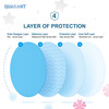 Quarant 4 Ply Designer Protective Surgical Face Mask With Nose Pin White Combo - Pack Of 50