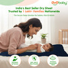 Oyo Baby Waterproof Bed Protector Baby Dry Sheet Small Dark Blue (50 Cm X 70 Cm)