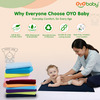 Oyo Baby Waterproof Bed Protector Baby Dry Sheet Small Dark Blue (50 Cm X 70 Cm)