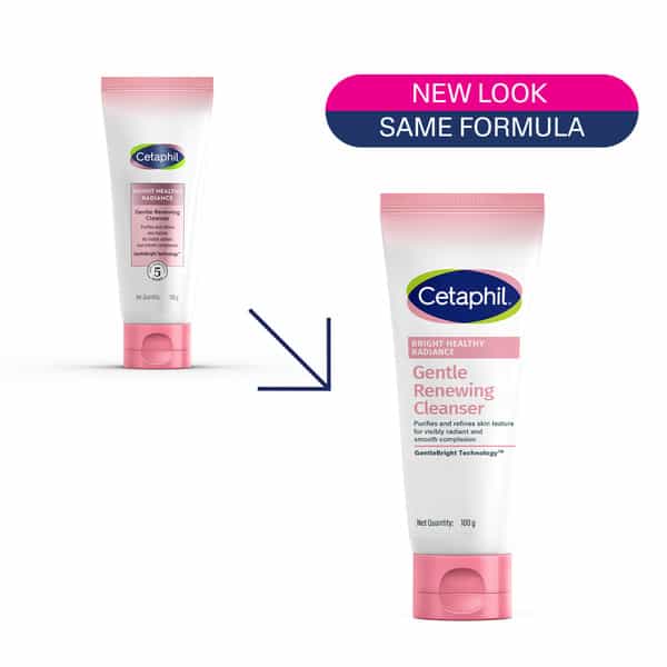 Cetaphil Bright Healthy Radiance | Gentle Renewing Cleanser | 100 Gm